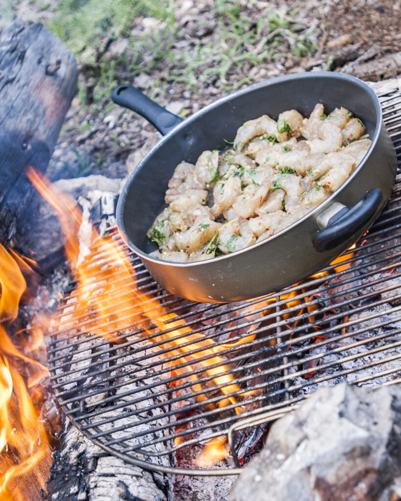 Always have the right tools for camp cooking