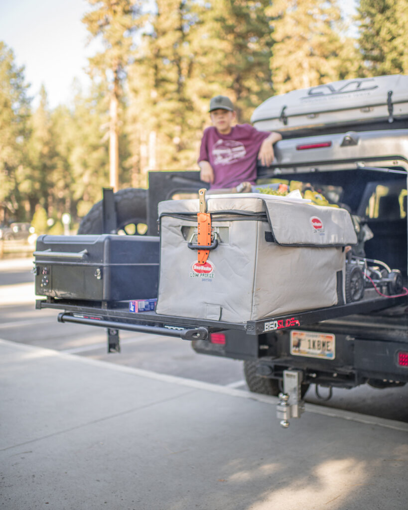 How to tailgate with a truck and SnoMaster Fridge and Traeger Ranger