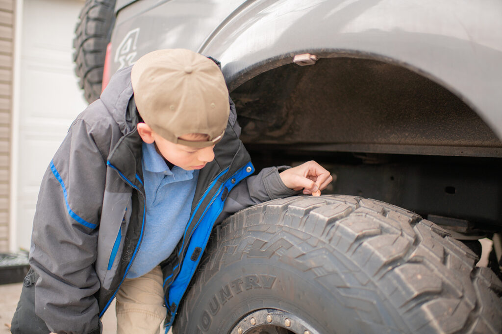 Spring truck maintenance includes checking tire tread